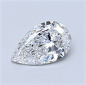 Diamante Natural 2.01 quilates, De pera , Color D, claridad SI2 y certificado GIA