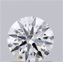 Lab Grown Diamond 0.72 Carats, Round with Ideal Cut, D Color, VVS1 Clarity and Certified by IGI