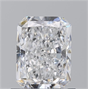 Diamante Natural 1.01 quilates, Radiante , Color D, claridad SI1 y certificado GIA