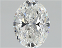 Natural Diamond 0.90 Carats, Oval with  Cut, E Color, VS1 Clarity and Certified by GIA