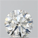 Natural Diamond 1.70 Carats, Round with Excellent Cut, G Color, VS2 Clarity and Certified by IGI