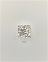 Natural Diamond 0.96 Carats, Princess with  Cut, H Color, SI1 Clarity and Certified by GIA