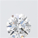 Lab Grown Diamond 1.04 Carats, Round with Ideal Cut, D Color, VVS2 Clarity and Certified by IGI