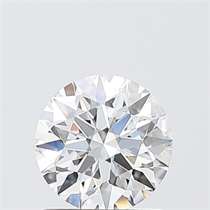 Picture of Lab Grown Diamond 1.04 Carats, Round with Ideal Cut, D Color, VVS2 Clarity and Certified by IGI