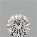 Diamante Natural 0.41 quilates, Redondo , Color H, claridad VVS1 y certificado GIA
