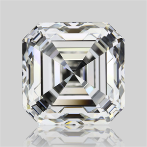 Picture of Natural Diamond 1.51 Carats, Asscher with  Cut, I Color, VVS1 Clarity and Certified by GIA
