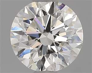 Picture of Natural Diamond 0.55 Carats, Round with Excellent Cut, H Color, SI2 Clarity and Certified by GIA