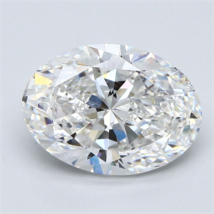 Picture of Natural Diamond 4.51 Carats, Oval with  Cut, F Color, VS2 Clarity and Certified by GIA