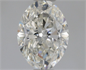 Natural Diamond 1.21 Carats, Oval with  Cut, G Color, SI1 Clarity and Certified by GIA
