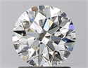Diamante Natural 1.42 quilates, Redondo , Color H, claridad IF y certificado GIA