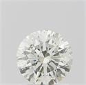 Natural Diamond 0.71 Carats, Round with Excellent Cut, H Color, SI1 Clarity and Certified by IGI