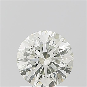 Picture of Natural Diamond 0.71 Carats, Round with Excellent Cut, H Color, SI1 Clarity and Certified by IGI