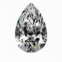 Diamante Natural 0.58 quilates, De pera , Color H, claridad IF y certificado GIA