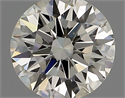 Natural Diamond 0.50 Carats, Round with Excellent Cut, J Color, VS1 Clarity and Certified by IGI