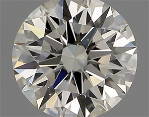 Picture of Natural Diamond 0.50 Carats, Round with Excellent Cut, J Color, VS1 Clarity and Certified by IGI
