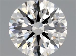 Picture of Natural Diamond 0.70 Carats, Round with Excellent Cut, E Color, VS2 Clarity and Certified by GIA