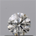 Natural Diamond 0.40 Carats, Round with Excellent Cut, G Color, VVS2 Clarity and Certified by IGI