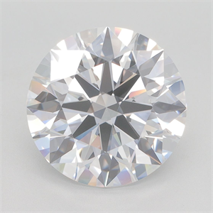 Picture of Lab Grown Diamond 5.06 Carats, Round with Excellent Cut, E Color, VVS2 Clarity and Certified by GIA