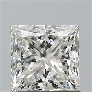 Picture of Natural Diamond 0.83 Carats, Princess with  Cut, I Color, VVS1 Clarity and Certified by GIA