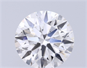 Lab Grown Diamond 2.18 Carats, Round with Very Good Cut, G Color, VVS2 Clarity and Certified by GIA