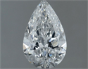 Diamante Natural 0.60 quilates, De pera , Color F, claridad SI2 y certificado GIA