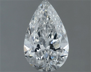 Picture of Natural Diamond 0.60 Carats, Pear with  Cut, F Color, SI2 Clarity and Certified by GIA
