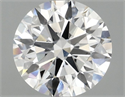 Lab Grown Diamond 2.01 Carats, Round with Ideal Cut, F Color, VS1 Clarity and Certified by IGI