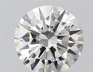 Picture of Natural Diamond 0.40 Carats, Round with Excellent Cut, H Color, VVS2 Clarity and Certified by GIA