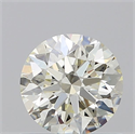 Natural Diamond 0.70 Carats, Round with Excellent Cut, L Color, VVS1 Clarity and Certified by GIA