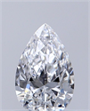 Diamante Natural 0.50 quilates, De pera , Color D, claridad VVS1 y certificado GIA