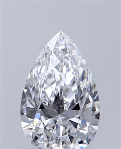 Foto Diamante Natural 0.50 quilates, De pera , Color D, claridad VVS1 y certificado GIA de