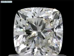 Foto Diamante Natural 0.95 quilates, Del cojín , Color J, claridad SI2 y certificado GIA de