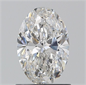Diamante Natural 1.01 quilates, Ovalado , Color F, claridad VS2 y certificado GIA