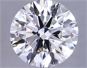Lab Grown Diamond 3.66 Carats, Round with Excellent Cut, G Color, VS2 Clarity and Certified by GIA