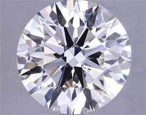 Picture of Lab Grown Diamond 3.66 Carats, Round with Excellent Cut, G Color, VS2 Clarity and Certified by GIA