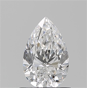 Picture of Natural Diamond 0.73 Carats, Pear with  Cut, E Color, VVS2 Clarity and Certified by GIA