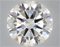 Lab Grown Diamond 6.03 Carats, Round with Excellent Cut, E Color, VVS2 Clarity and Certified by IGI