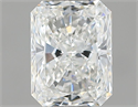 Natural Diamond 0.50 Carats, Radiant with  Cut, H Color, VVS2 Clarity and Certified by GIA