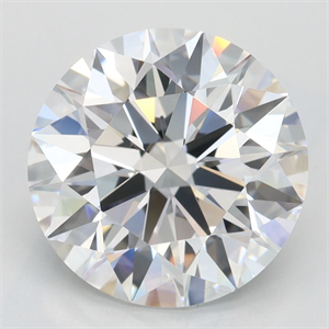 Picture of Lab Grown Diamond 3.90 Carats, Round with Excellent Cut, D Color, IF Clarity and Certified by GIA