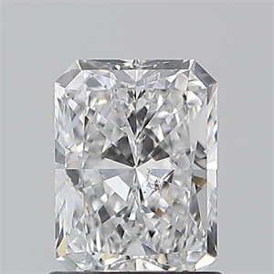 Picture of Natural Diamond 1.00 Carats, Radiant with  Cut, D Color, SI1 Clarity and Certified by GIA