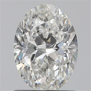Foto Diamante Natural 0.90 quilates, Ovalado , Color G, claridad SI2 y certificado GIA de