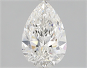 Diamante Natural 1.50 quilates, De pera , Color H, claridad SI1 y certificado GIA