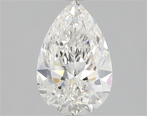 Foto Diamante Natural 1.50 quilates, De pera , Color H, claridad SI1 y certificado GIA de