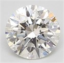 Natural Diamond 0.90 Carats, Round with Excellent Cut, H Color, VS2 Clarity and Certified by GIA