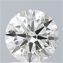 Natural Diamond 1.13 Carats, Round with Excellent Cut, H Color, SI2 Clarity and Certified by GIA