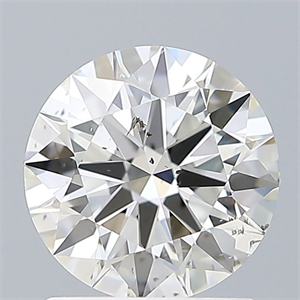 Picture of Natural Diamond 1.13 Carats, Round with Excellent Cut, H Color, SI2 Clarity and Certified by GIA