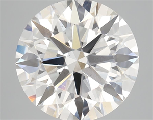 Picture of Lab Grown Diamond 3.64 Carats, Round with Ideal Cut, G Color, VS2 Clarity and Certified by IGI