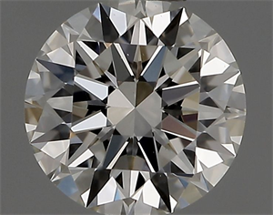Picture of Natural Diamond 0.41 Carats, Round with Excellent Cut, F Color, VS1 Clarity and Certified by IGI