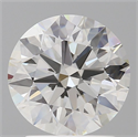 Diamante Natural 1.54 quilates, Redondo , Color I, claridad VVS1 y certificado GIA