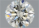 Natural Diamond 0.81 Carats, Round with Excellent Cut, K Color, VVS2 Clarity and Certified by GIA